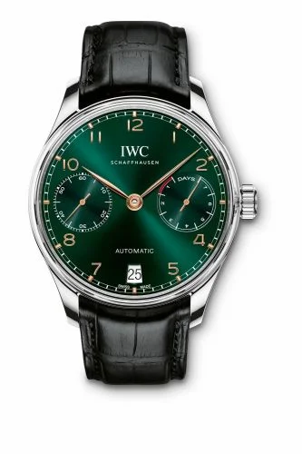 IWC Portugieser Automatic 5007 Stainless Steel / Green / Kuwait IW5007-08 (IW500708, 500708, 5007-08)